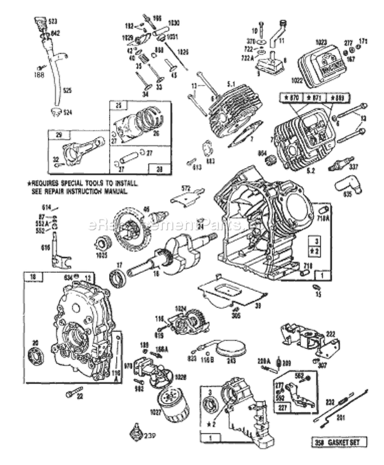 Page C Diagram and Parts List for 9162-7  Briggs and Stratton Generator